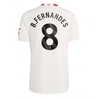 Dres Manchester United Bruno Fernandes #8 Tretina 2023-24 Krátky Rukáv